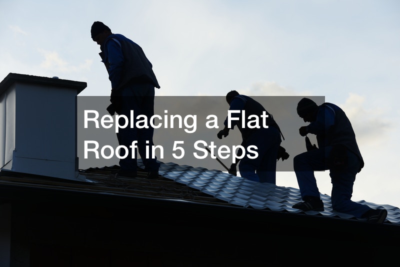 Replacing a Flat Roof in 5 Steps