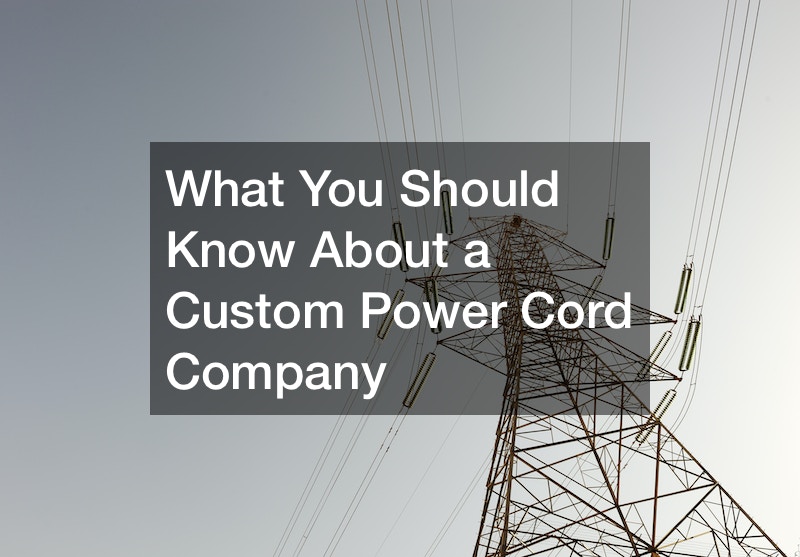 What You Should Know About a Custom Power Cord Company